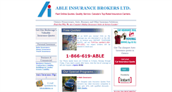 Desktop Screenshot of ableins.ca
